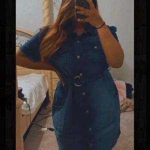 Jean jacket dress